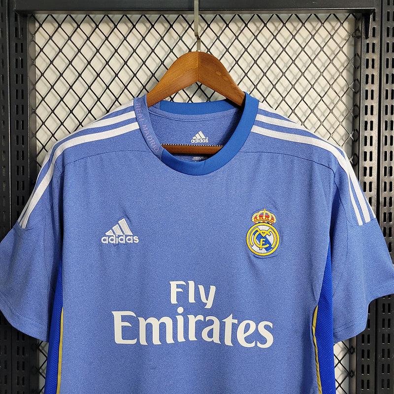 Camisa Retrô Real Madrid Adidas 2013/14 Masculino Azul