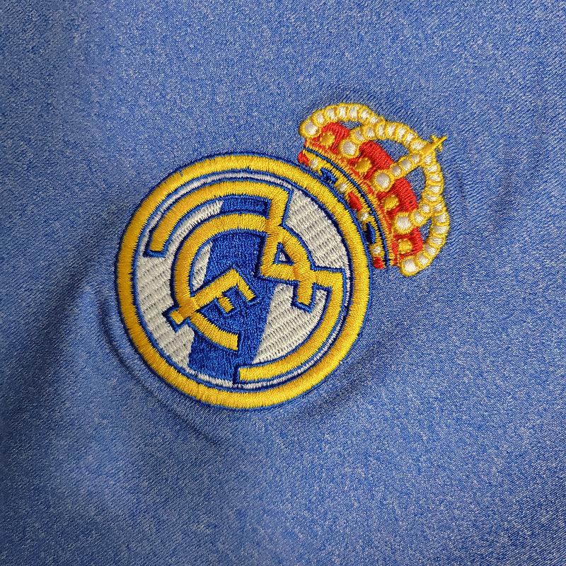 Camisa Retrô Real Madrid Adidas 2013/14 Masculino Azul