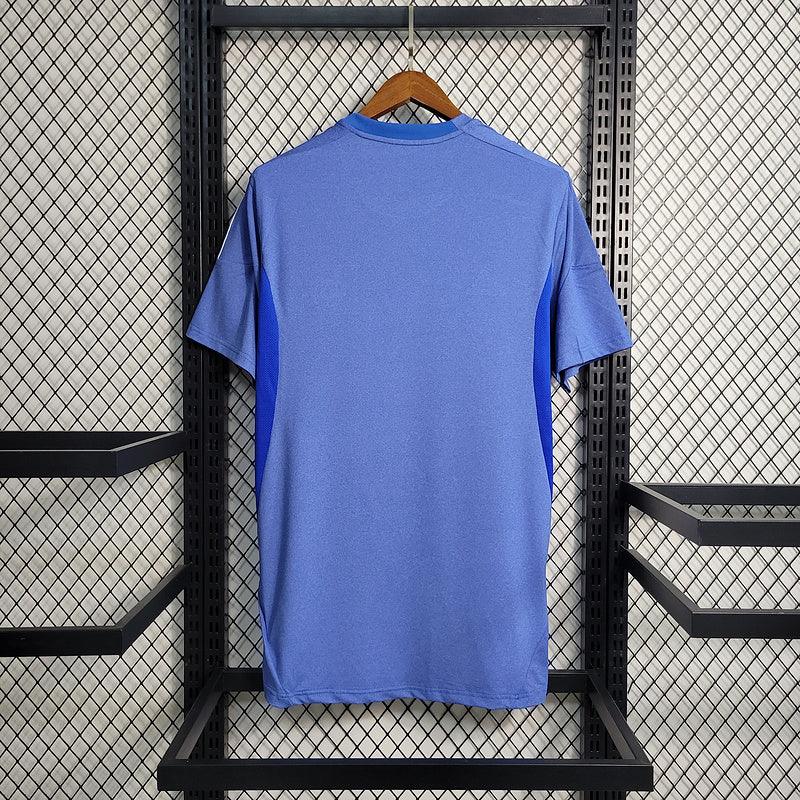 Camisa Retrô Real Madrid Adidas 2013/14 Masculino Azul