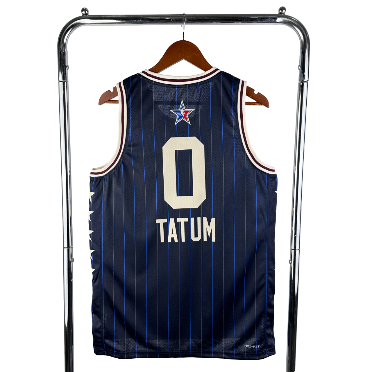 Regata NBA Boston Celtics Jordan Authentic Tatum 0 - Azul