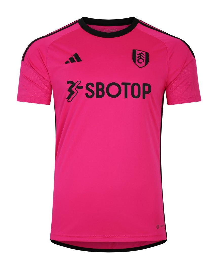Camisa Fulham Away 23/24 s/n° Torcedor Adidas Masculina - Rosa