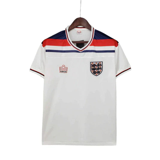 Camisa Inglaterra Retrô 1982 Branca